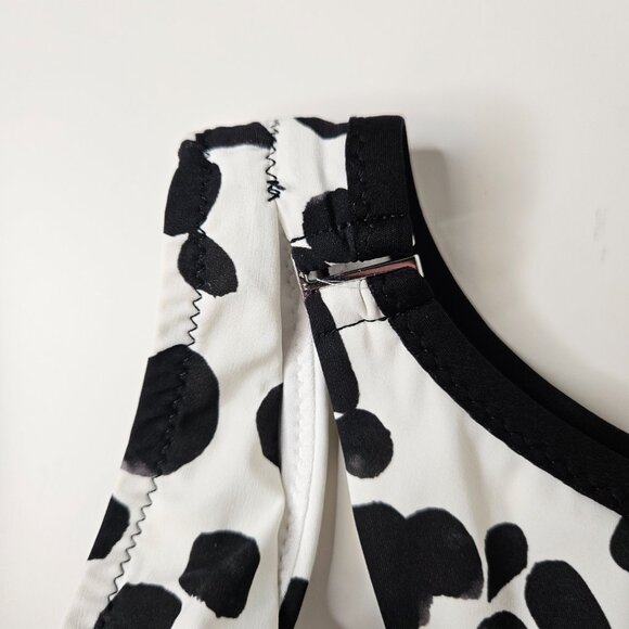 SHAN Black and White One Piece Swimsuit - Picture 8 of 12